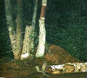 broderna von wrights skogsinterior oil painting reproduction